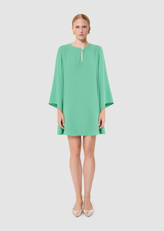 Raonie green crepe dress