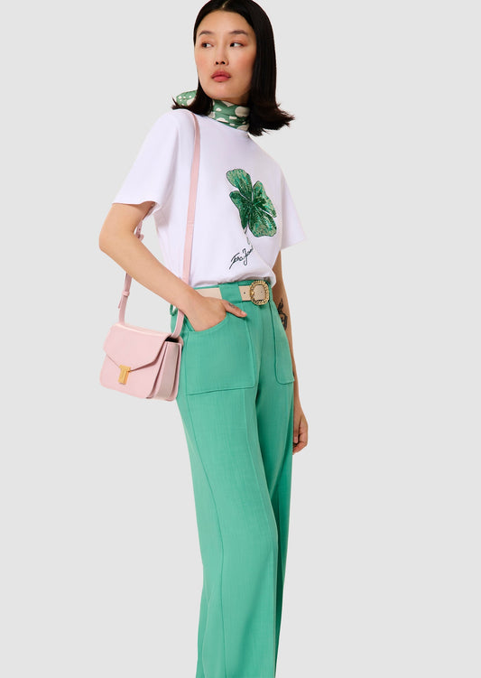 Taraclover white jersey t-shirt