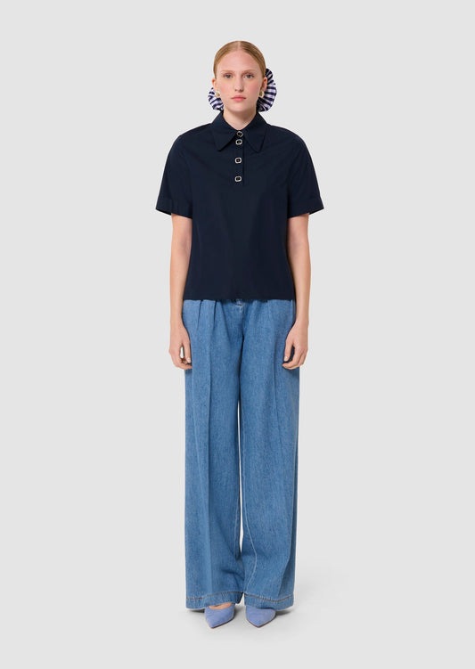 Tonella Navy  Blouse