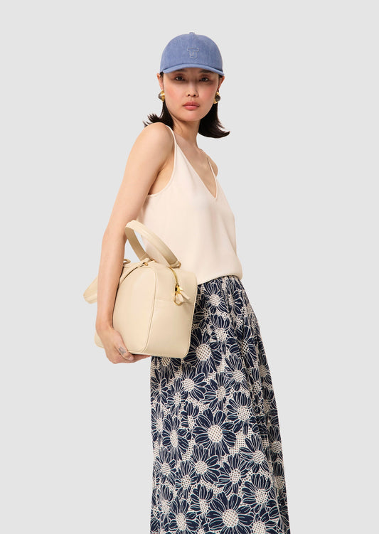 Tamara ecru crepe top