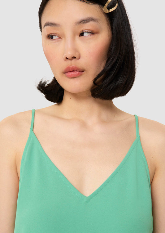 Tamara green crepe top