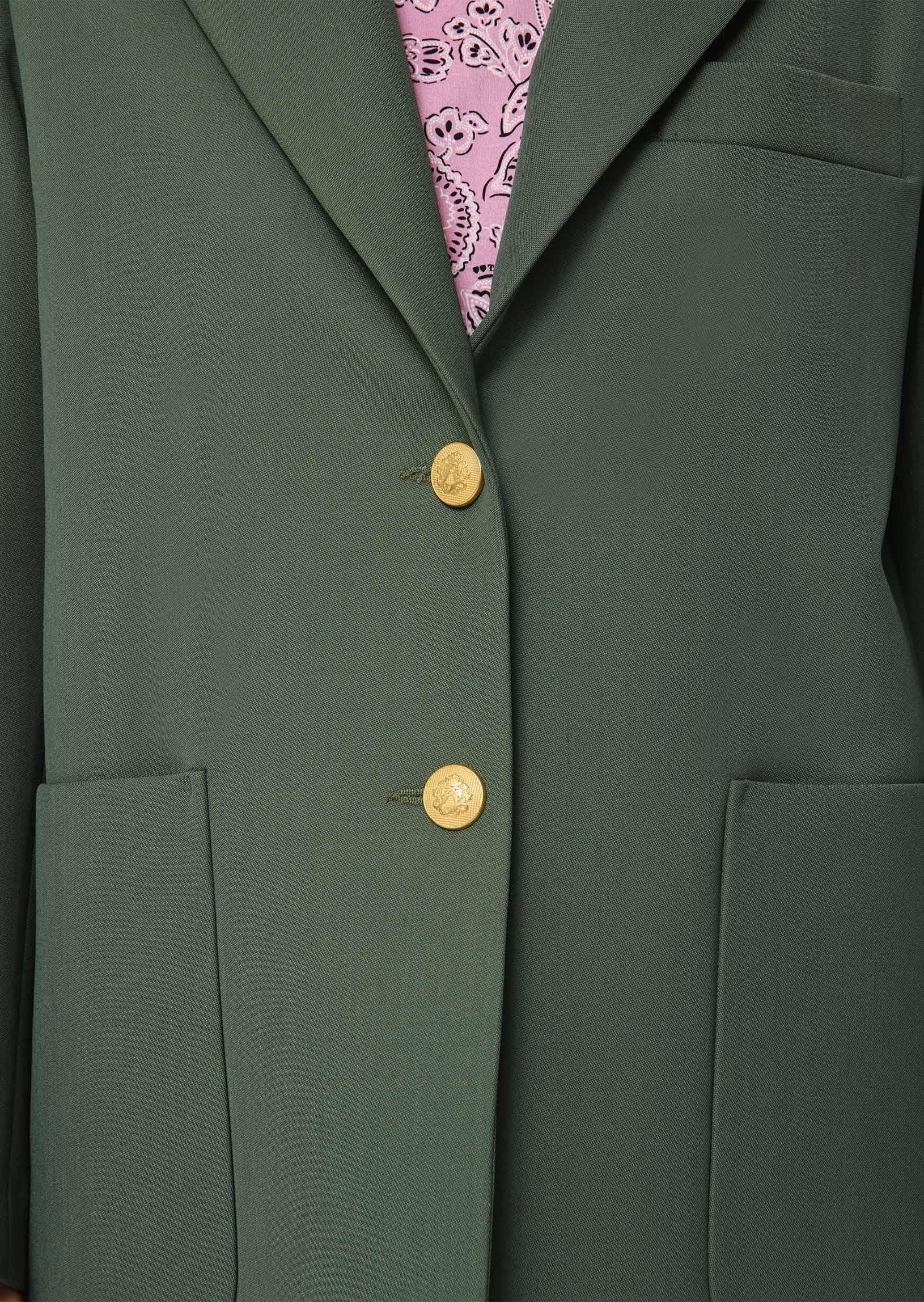 Valentin green tailored jacket