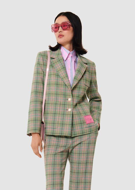 Valy green tartan jacket