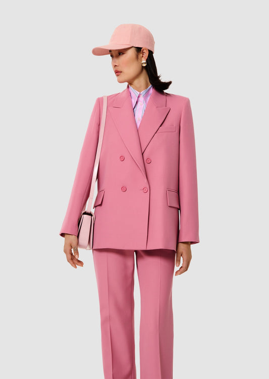 Valson pink tailored wool jacket