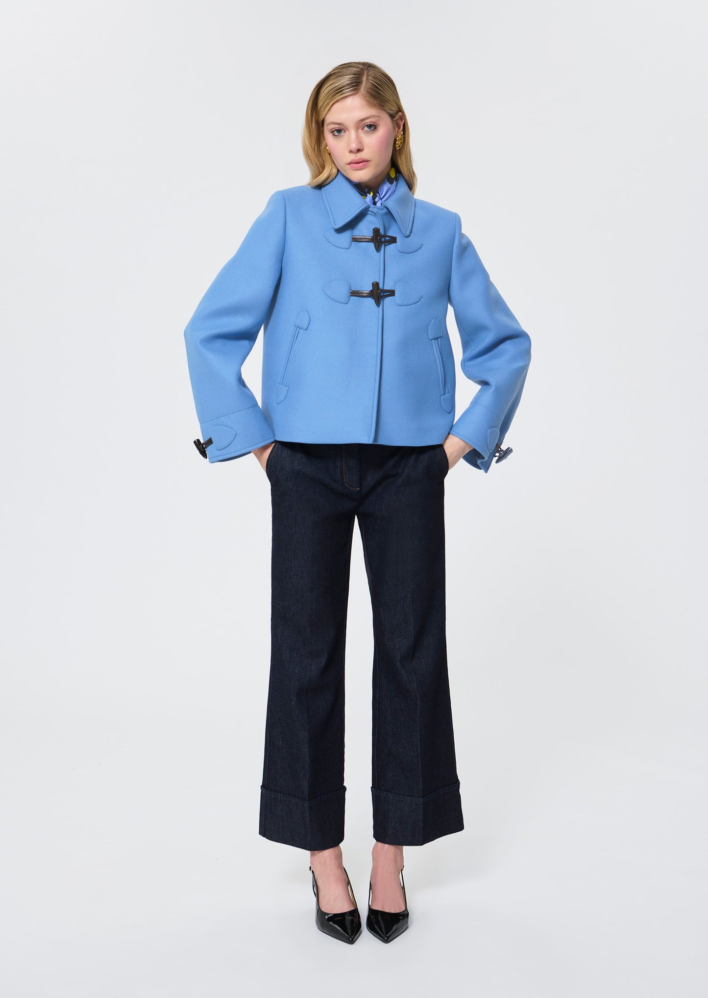 Manoel  horizon woollen cloth coat