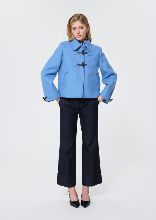 Manoel  horizon woollen cloth coat