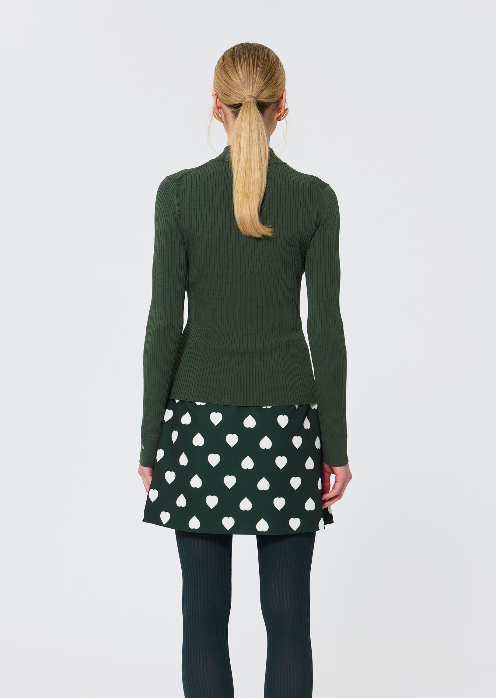 Prudie  English green sweater for women