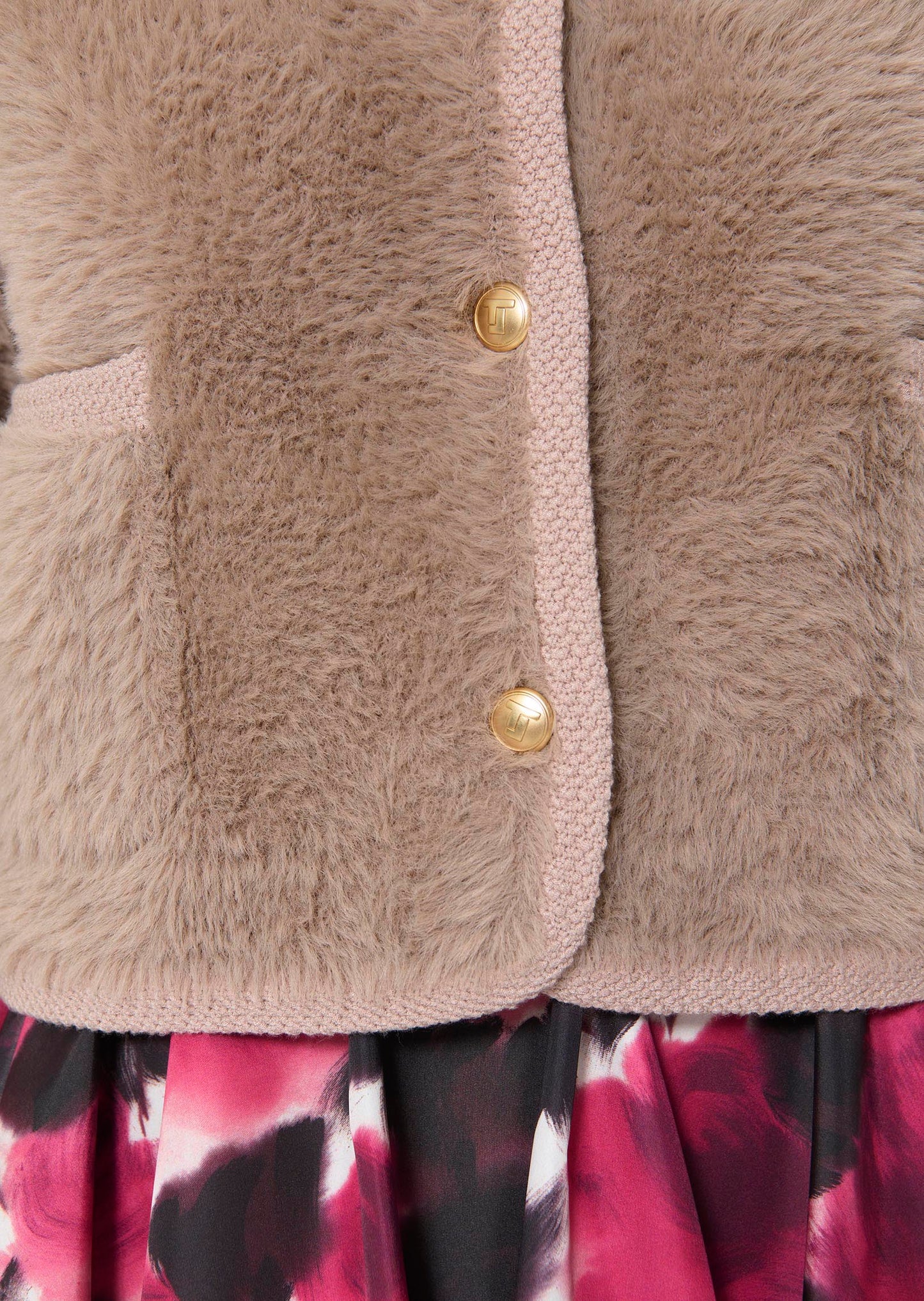 Gatsby  taupe vest for women