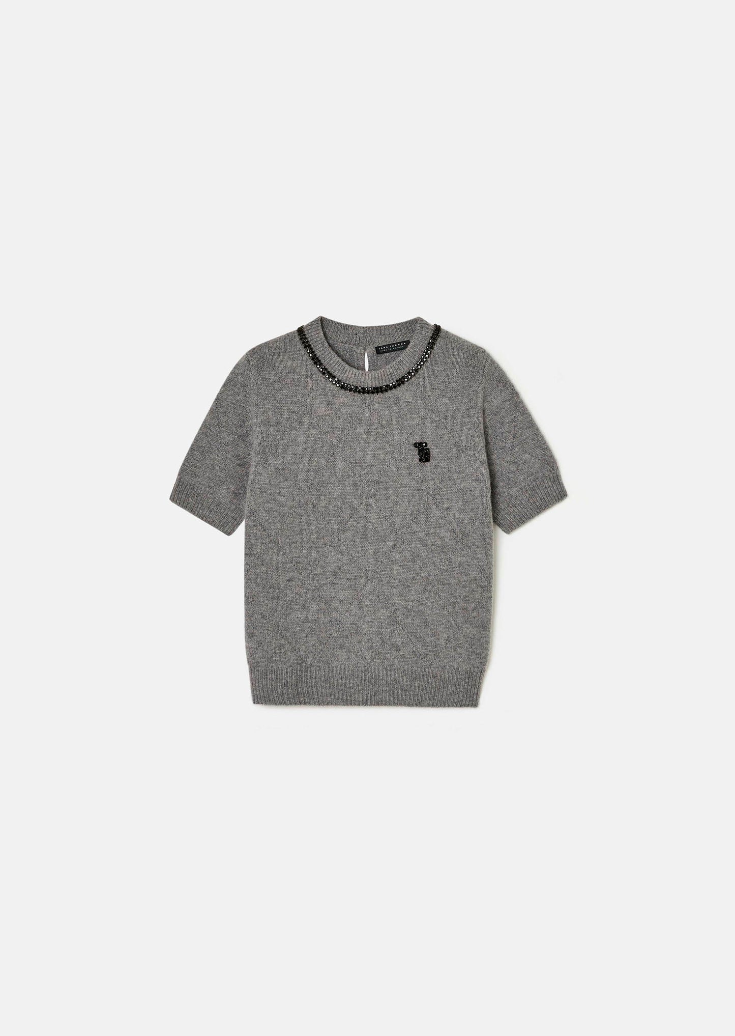 Phileas  mottled grey sweater for women