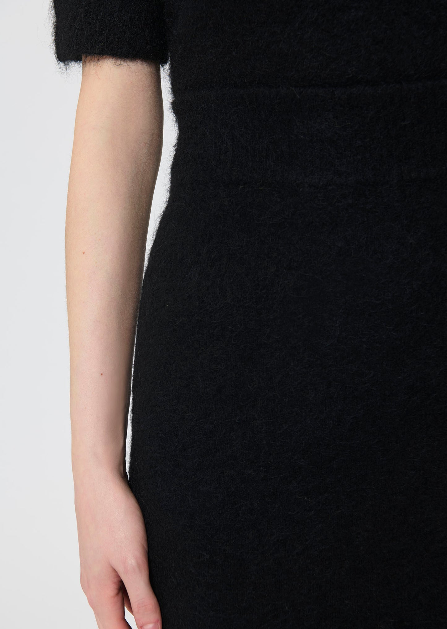 Janna  black knit skirt for women