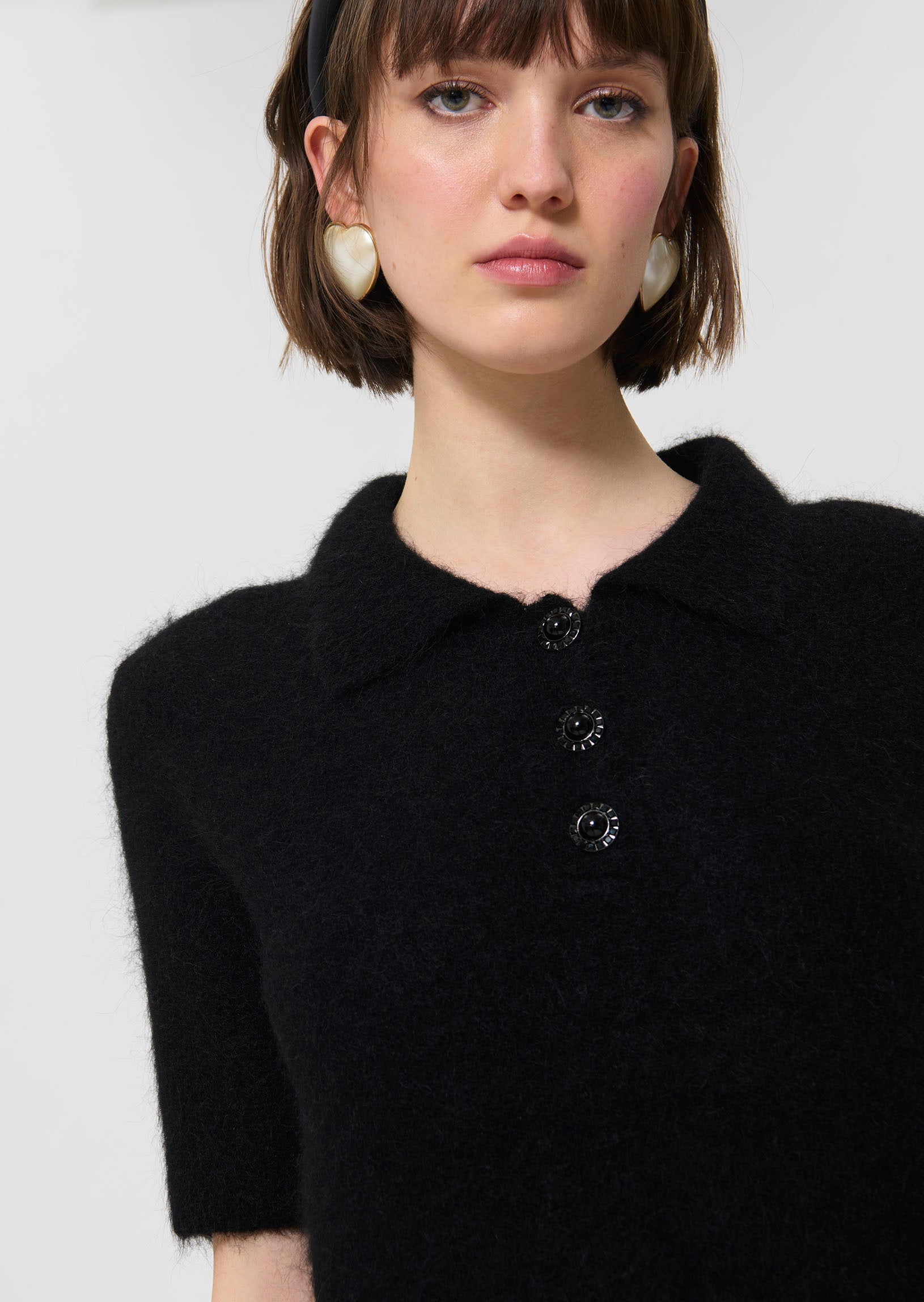 Phileas  mottled grey sweater for women