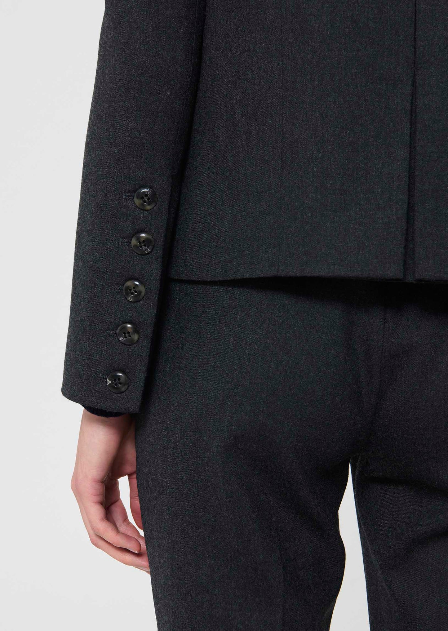 Valoma  heather grey jacket for women