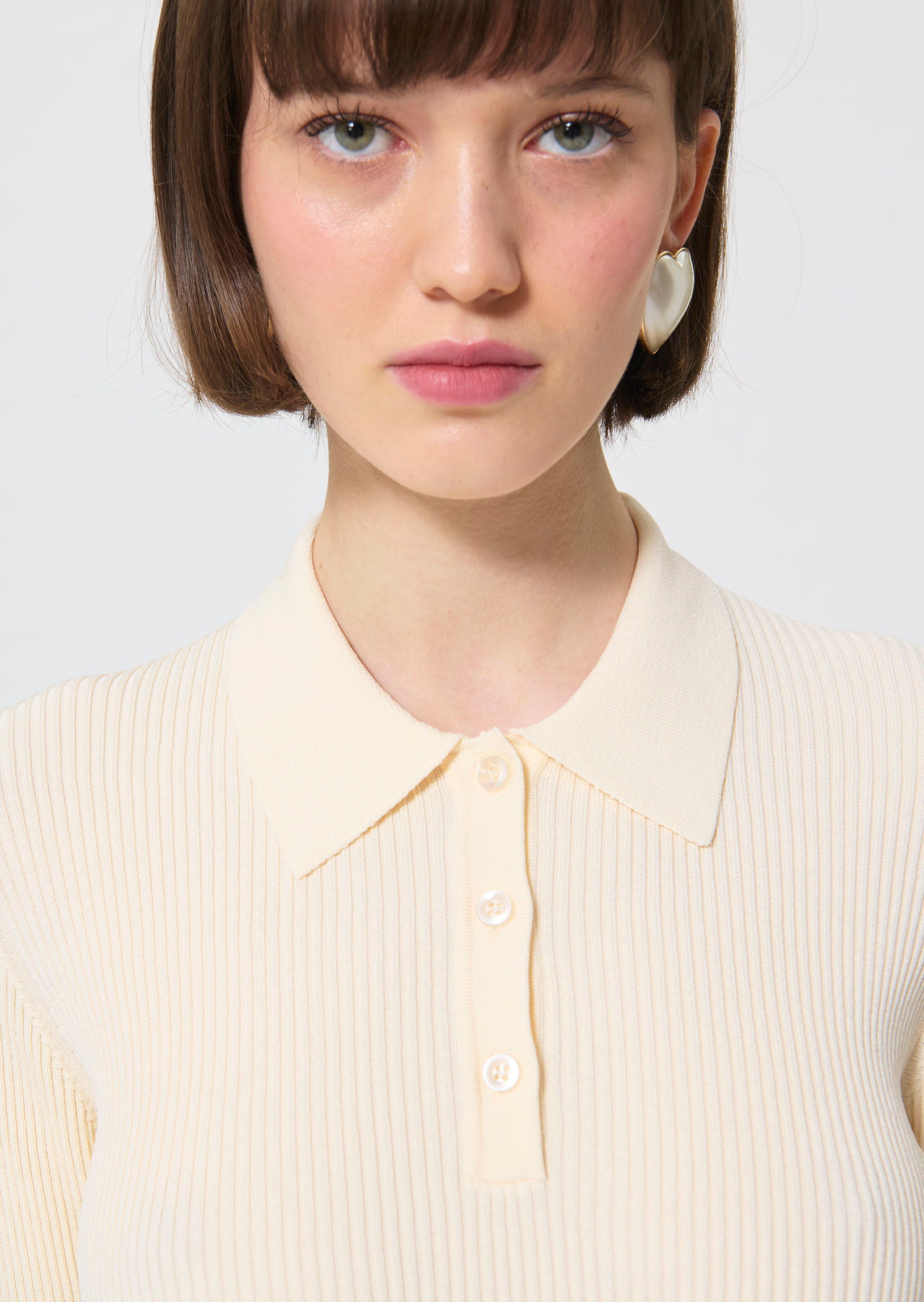 Priscilla  ecru sweater for women