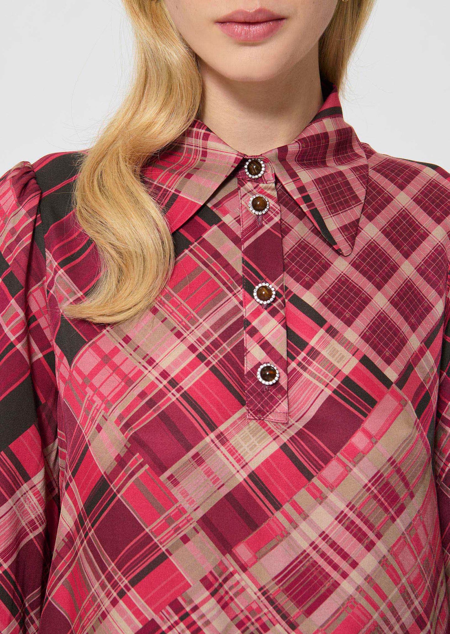 Tonio  raspberry top for women