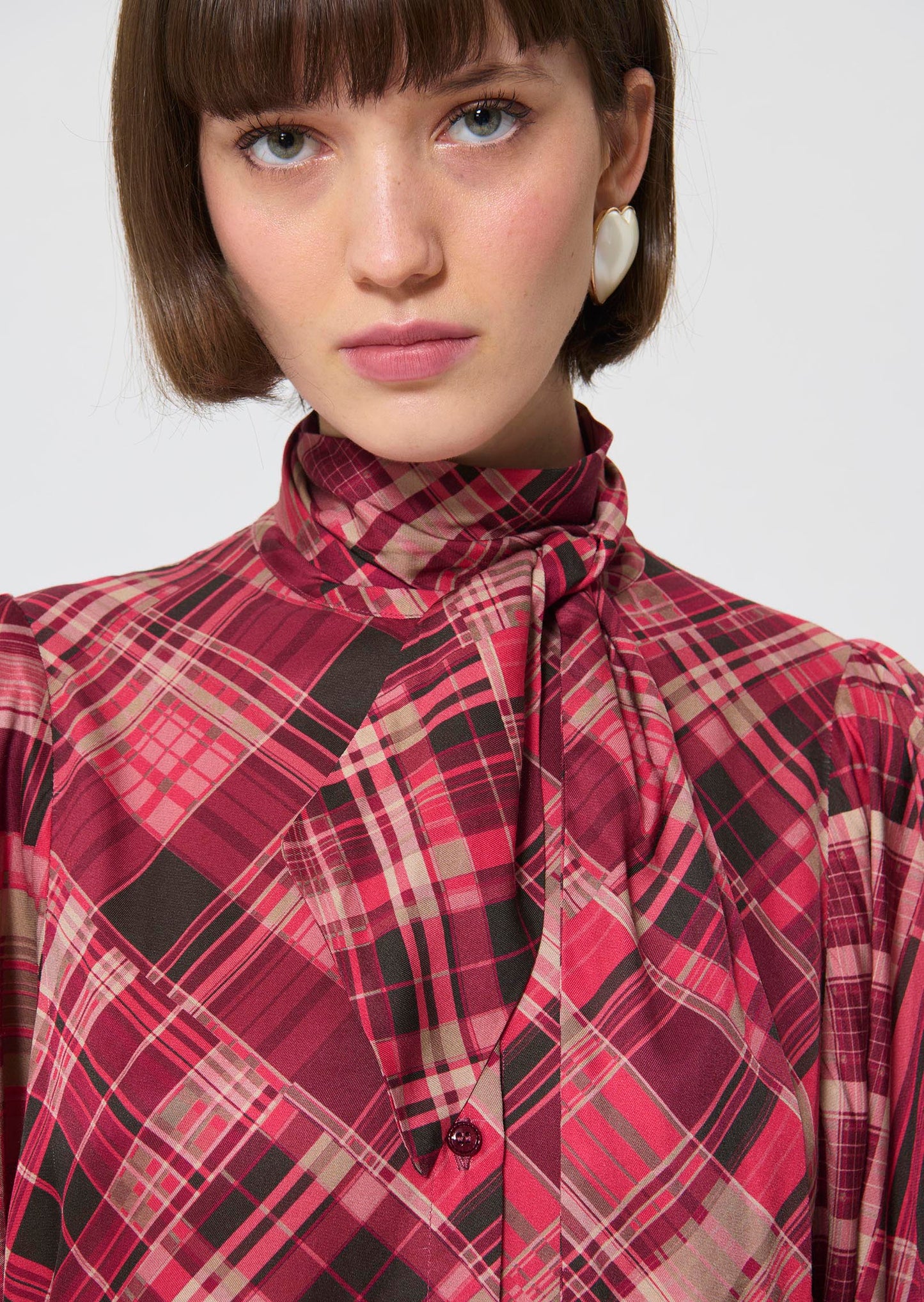 Candya  raspberry shirt for women