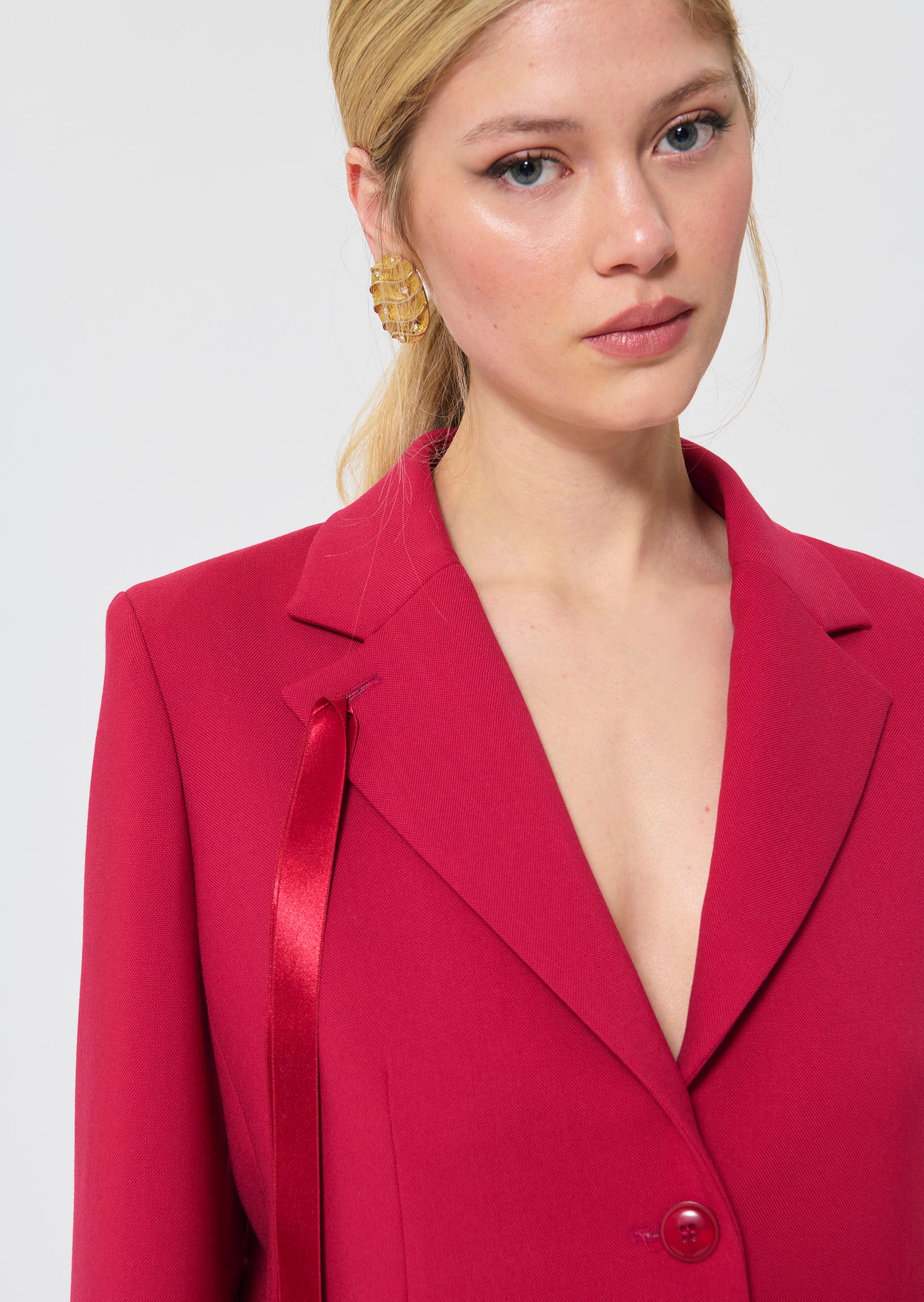 Vincent  garnet jacket for women