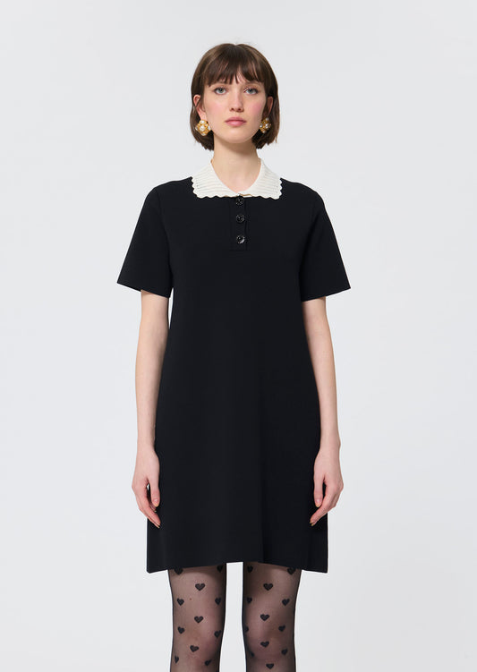 Ruiz  black knitted dress for women