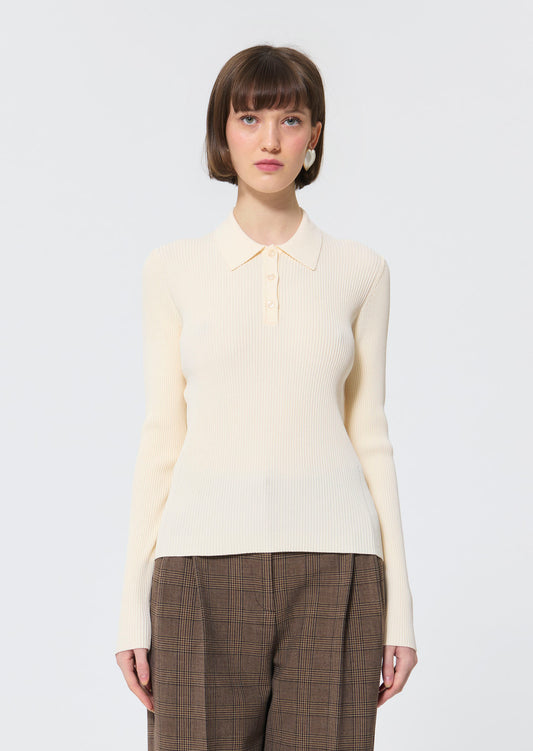 Priscilla  ecru sweater for women