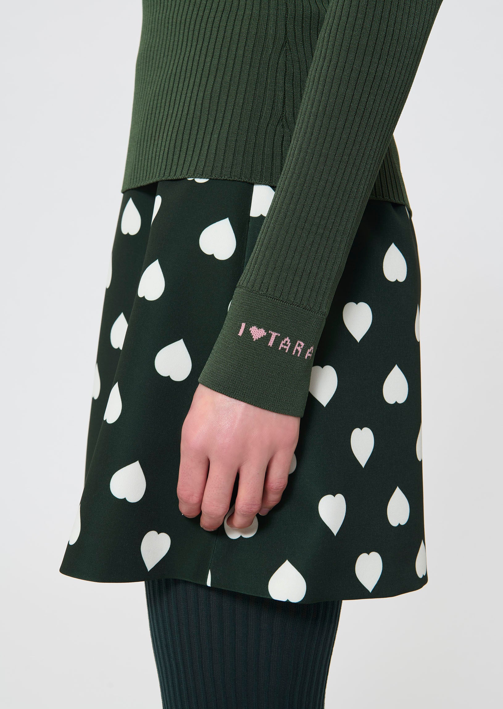 Prudie  English green sweater for women