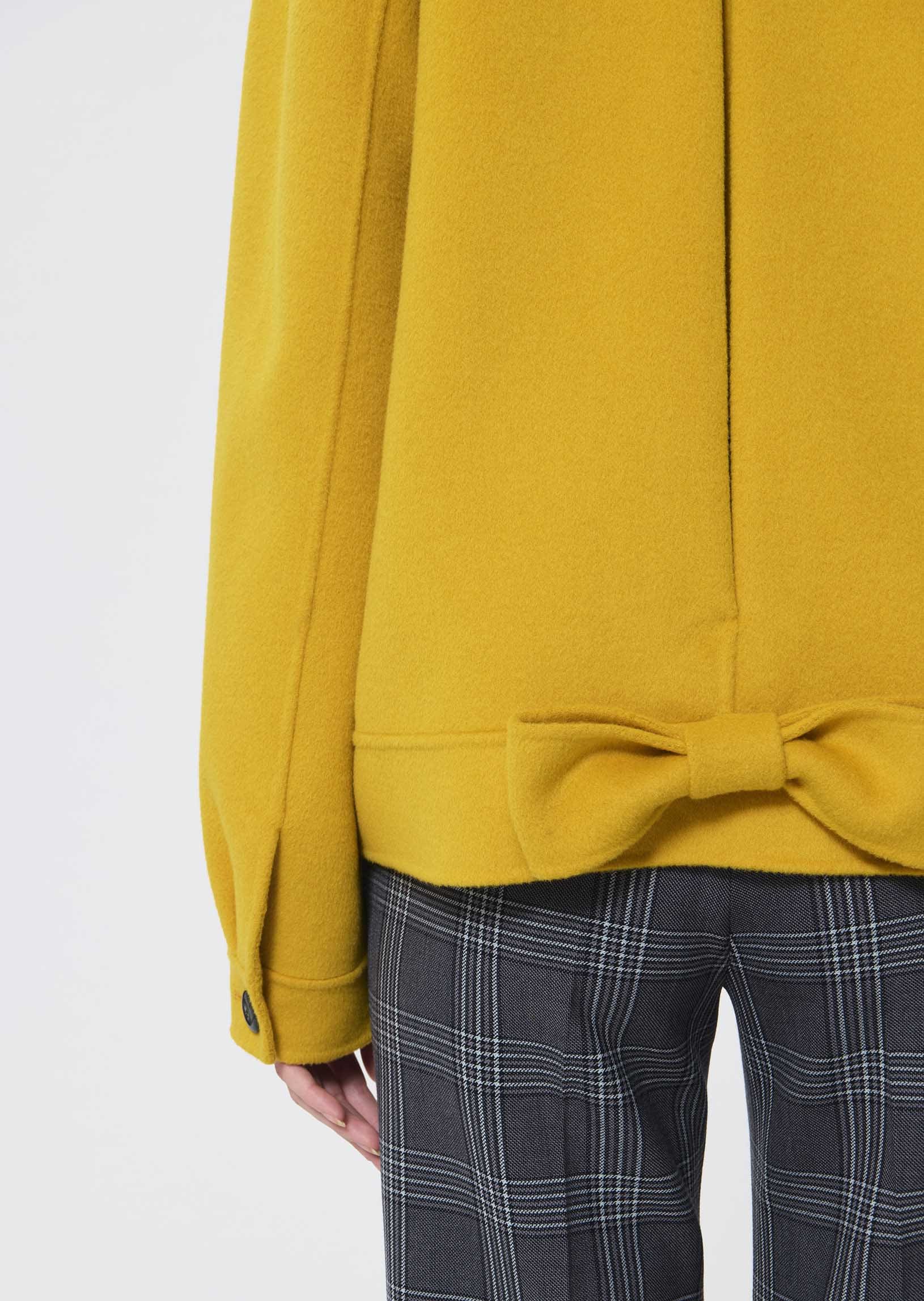 Ben  lemon yellow double-sided coat