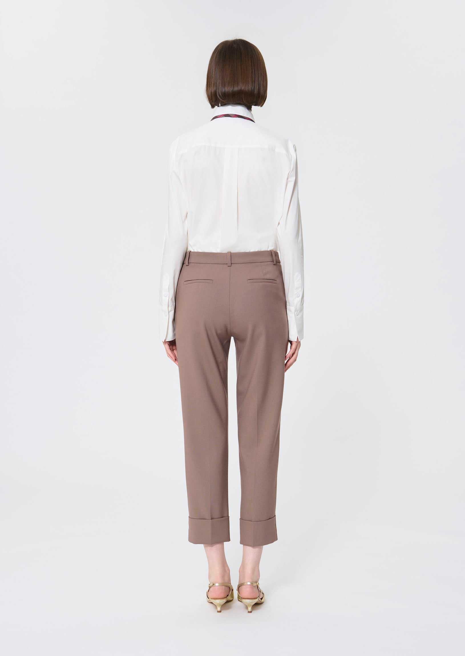 Philippa  taupe pants for women