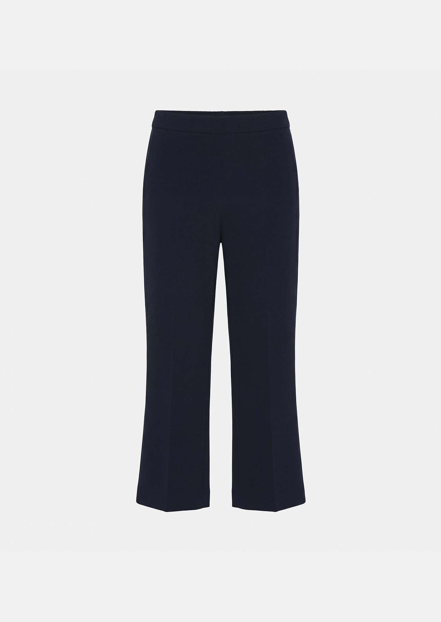 trousers in midnight blue double canvas