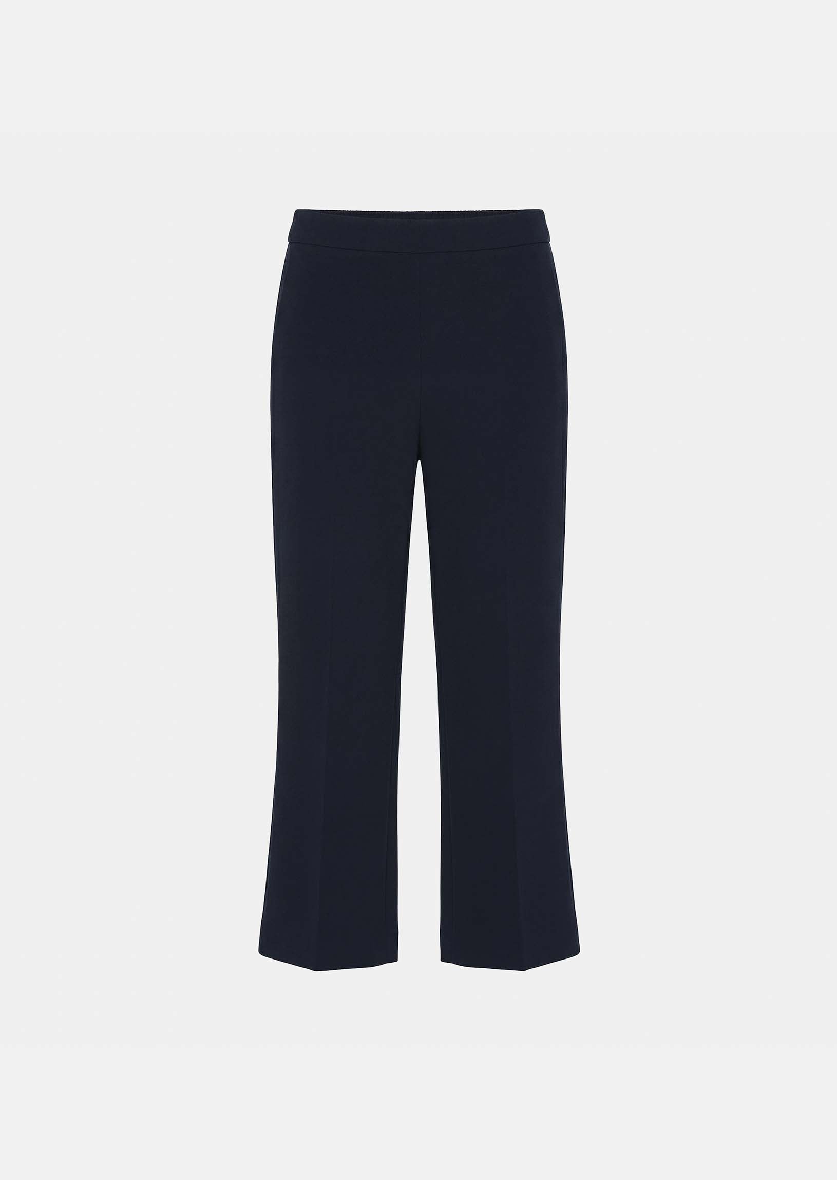 trousers in midnight blue double canvas