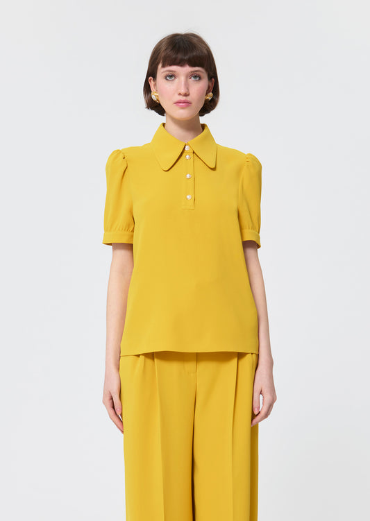 Tonino  yellow top for women