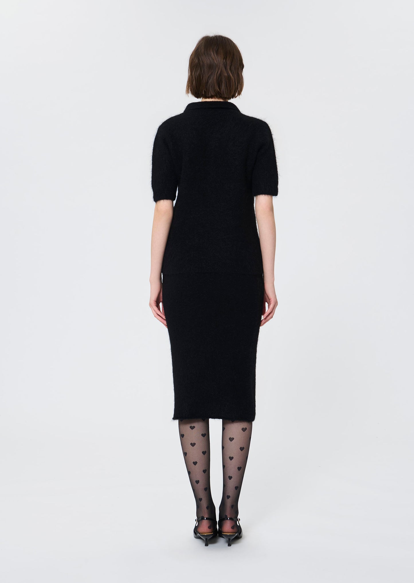 Phileas  mottled grey sweater for women