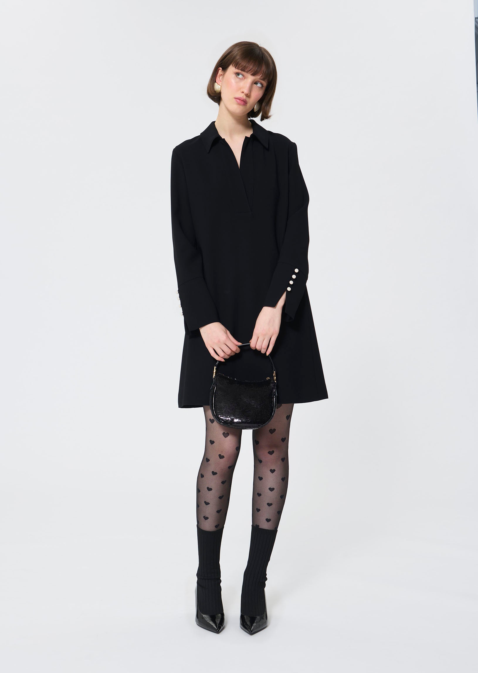 Raffa  black dress for women