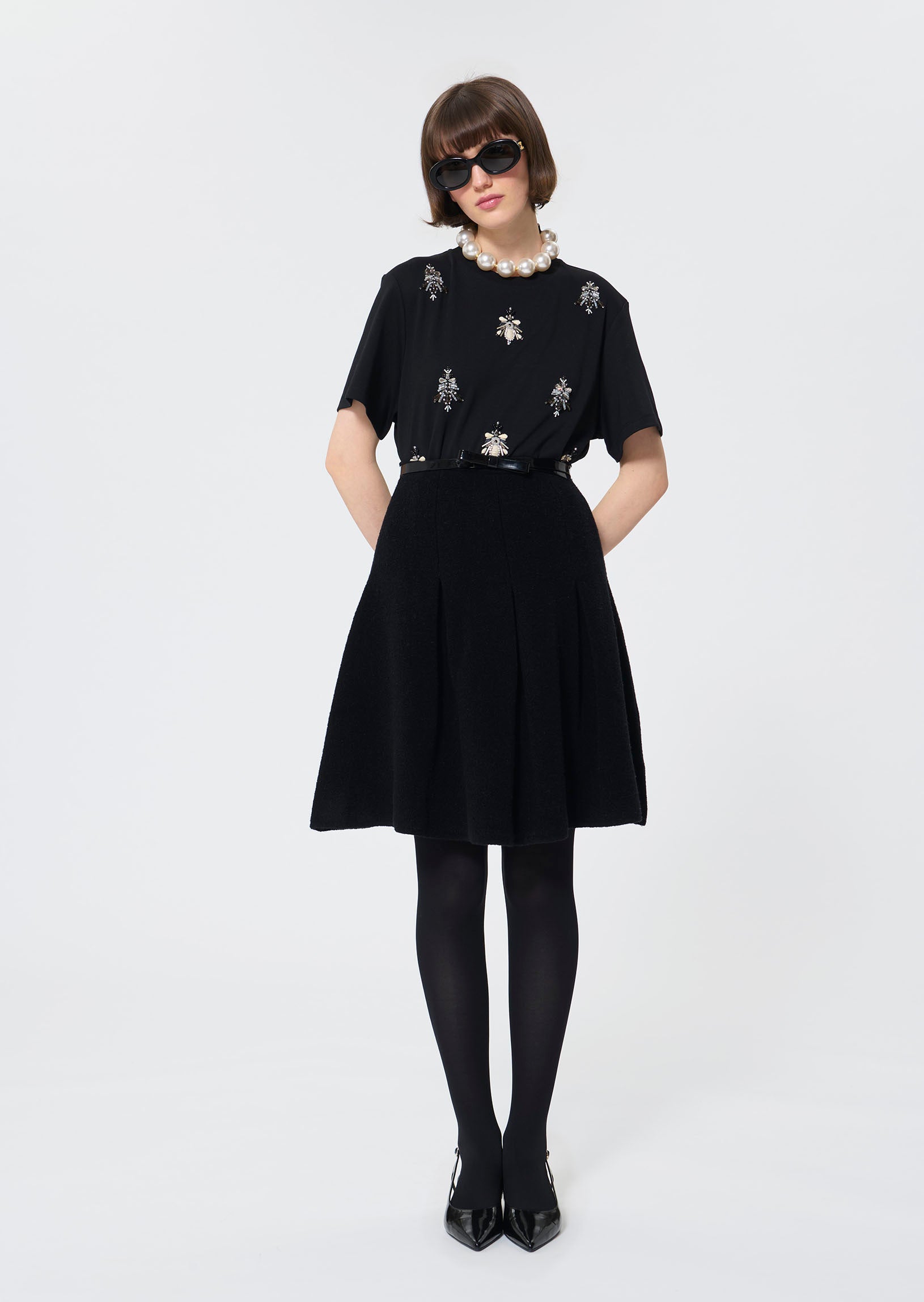 Tarabee  black t-shirt for women