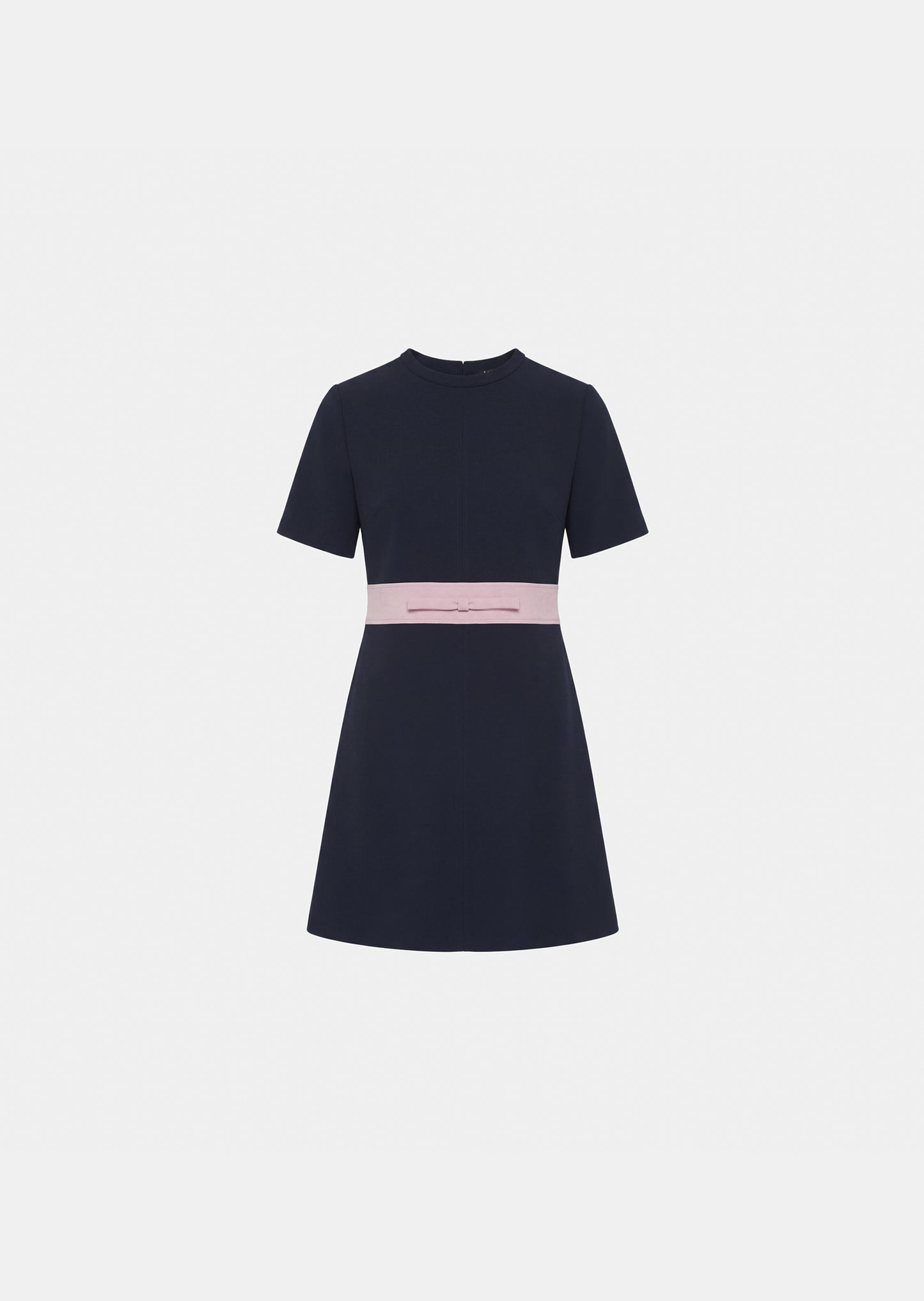 dress in midnight blue double canvas