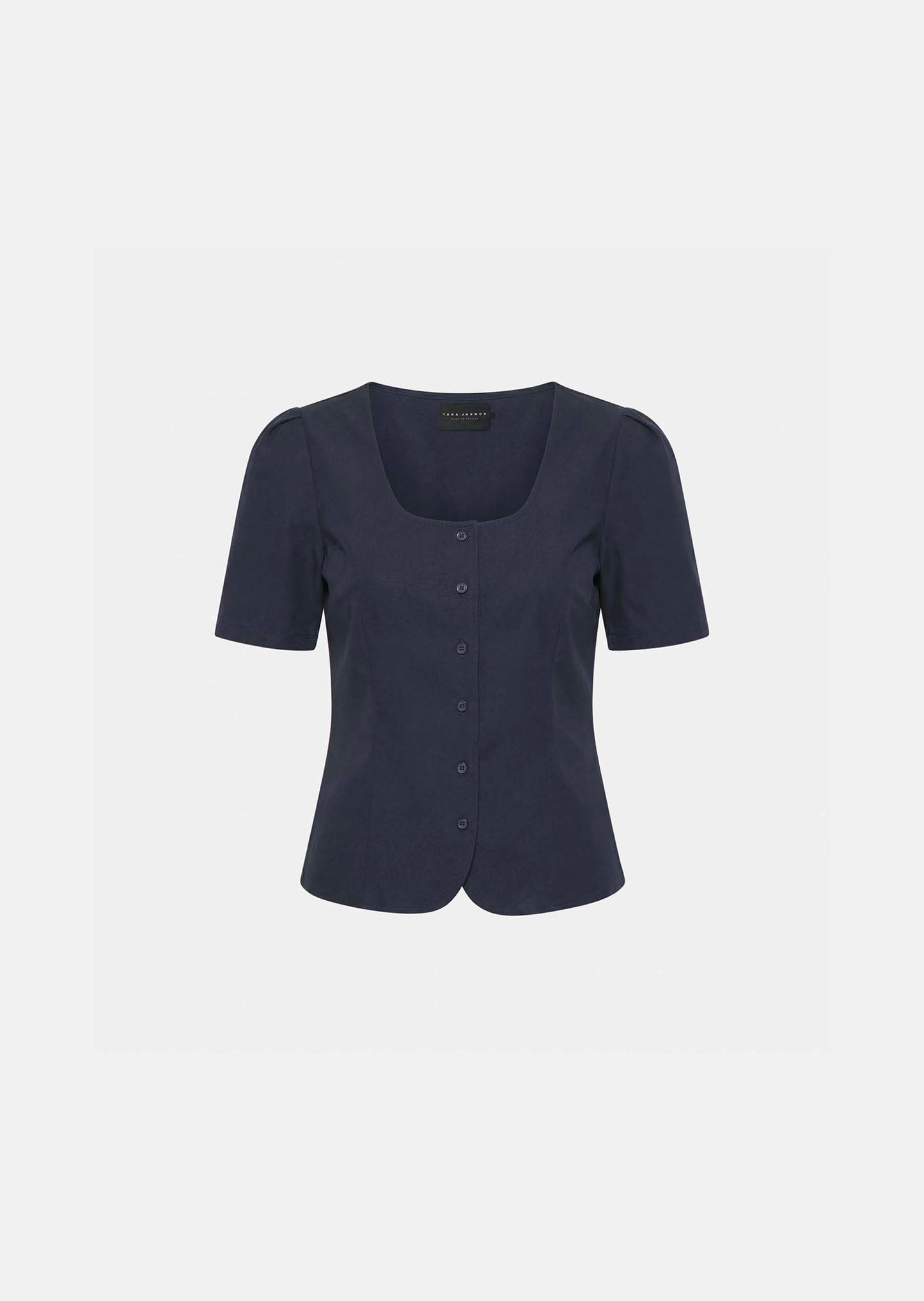 shirt in midnight blue poplin