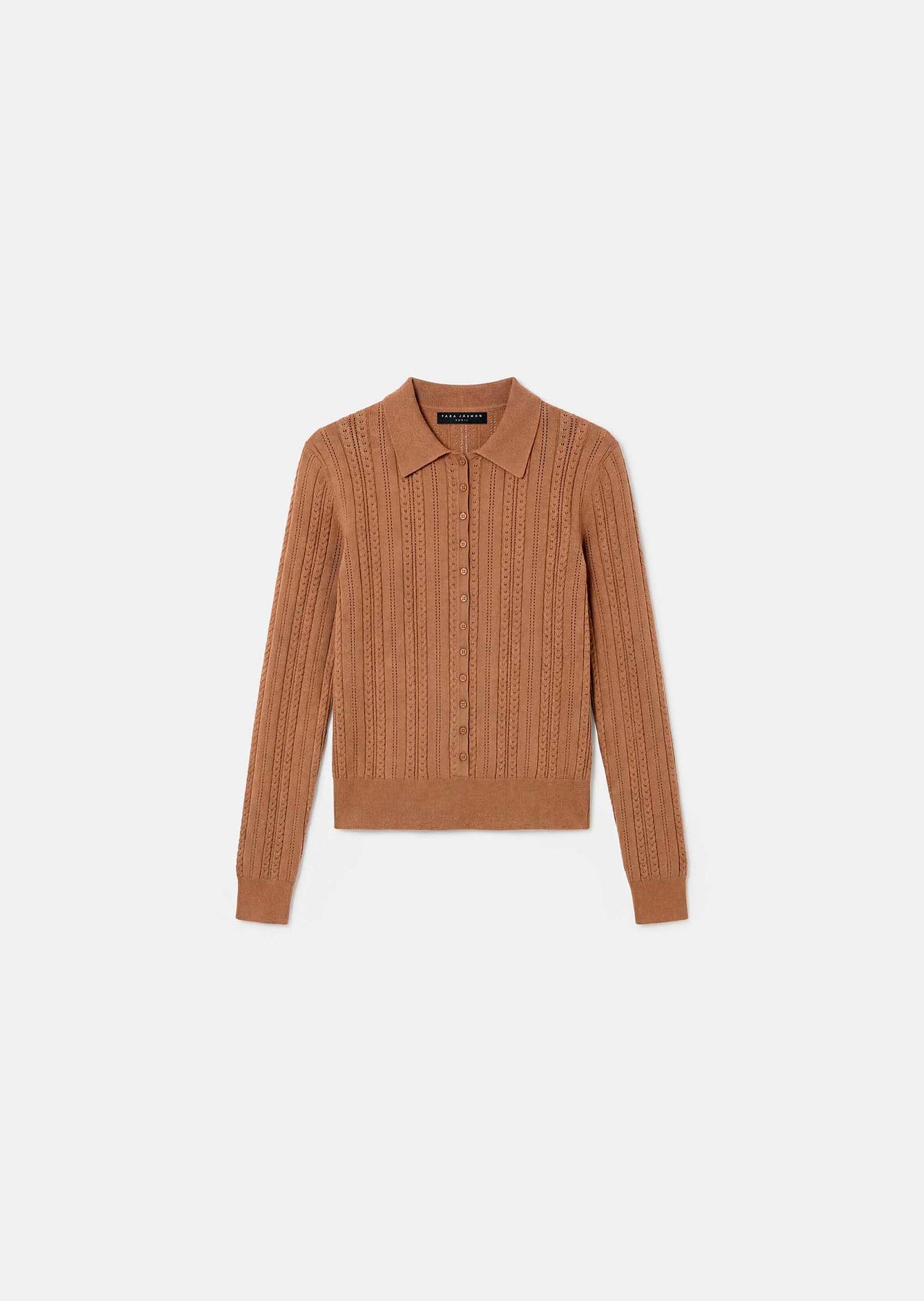 sweater in beige silky cotton