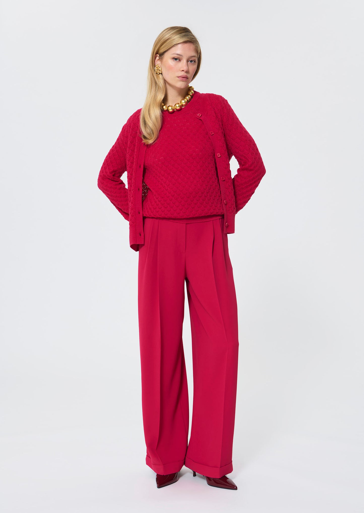 Pete  garnet sweater for women