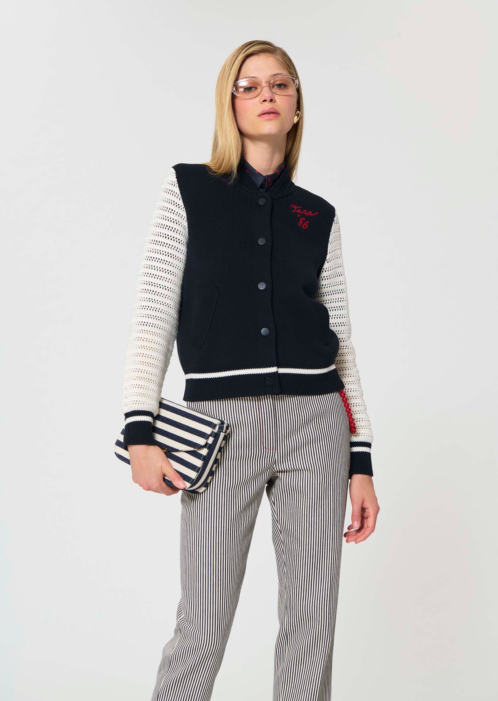 vest in midnight blue cotton