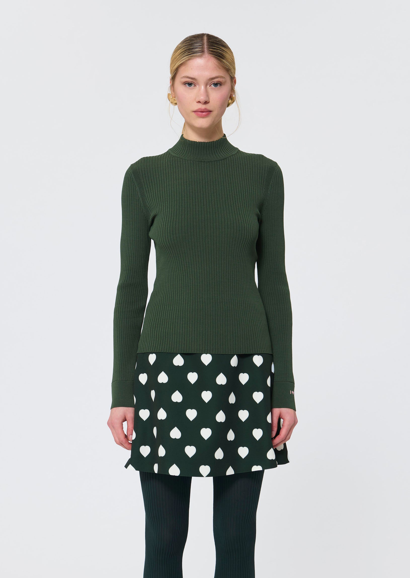 Prudie  English green sweater for women