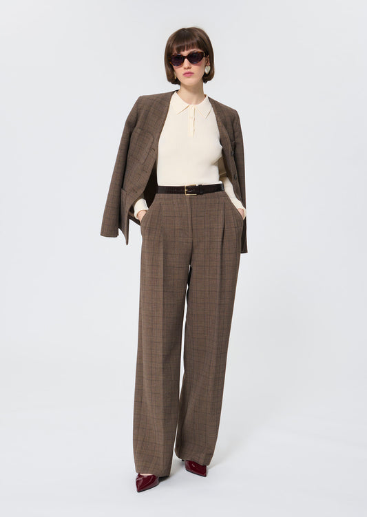 Parigi  taupe pants for women