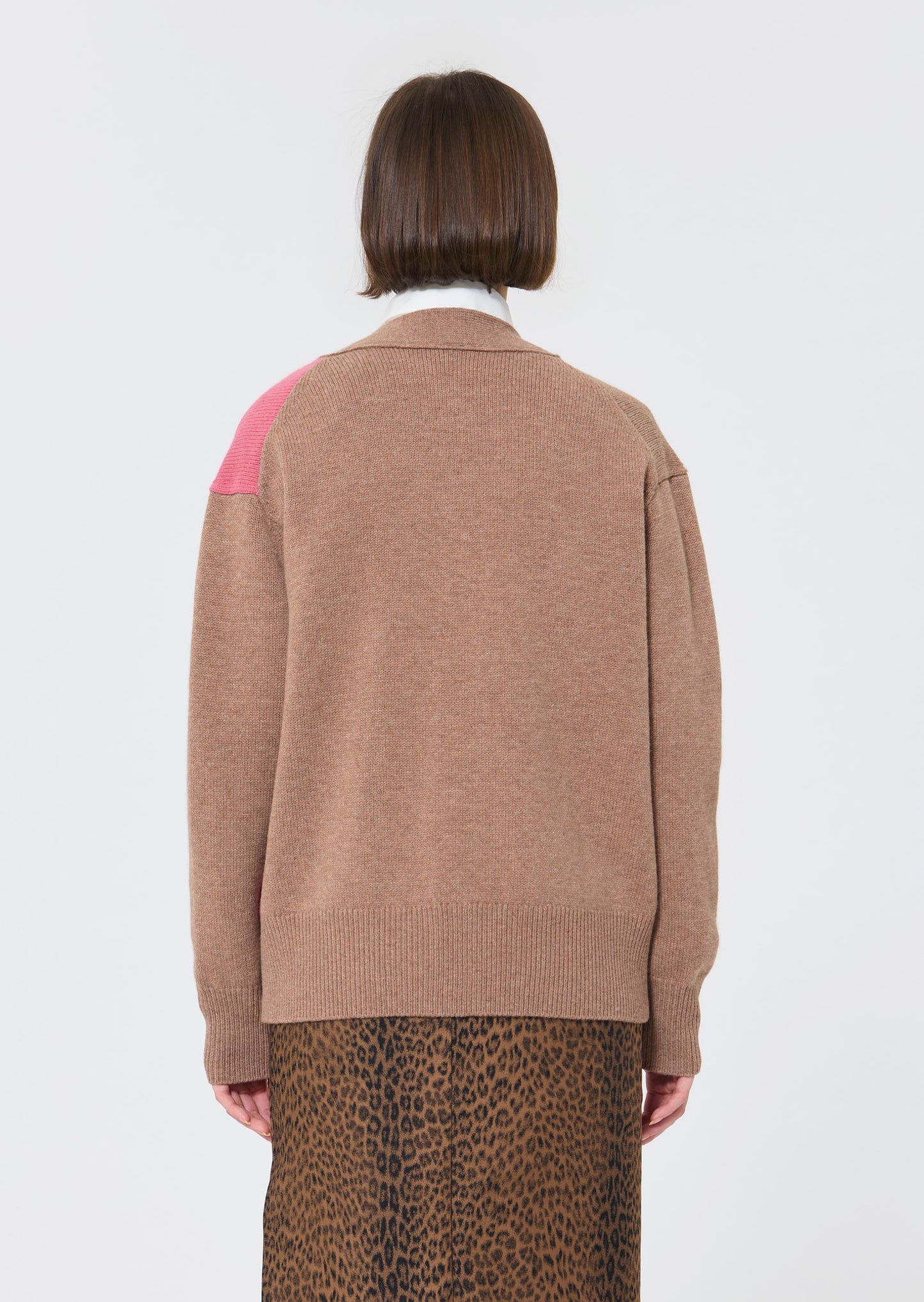 Gloria  taupe cardigan for women