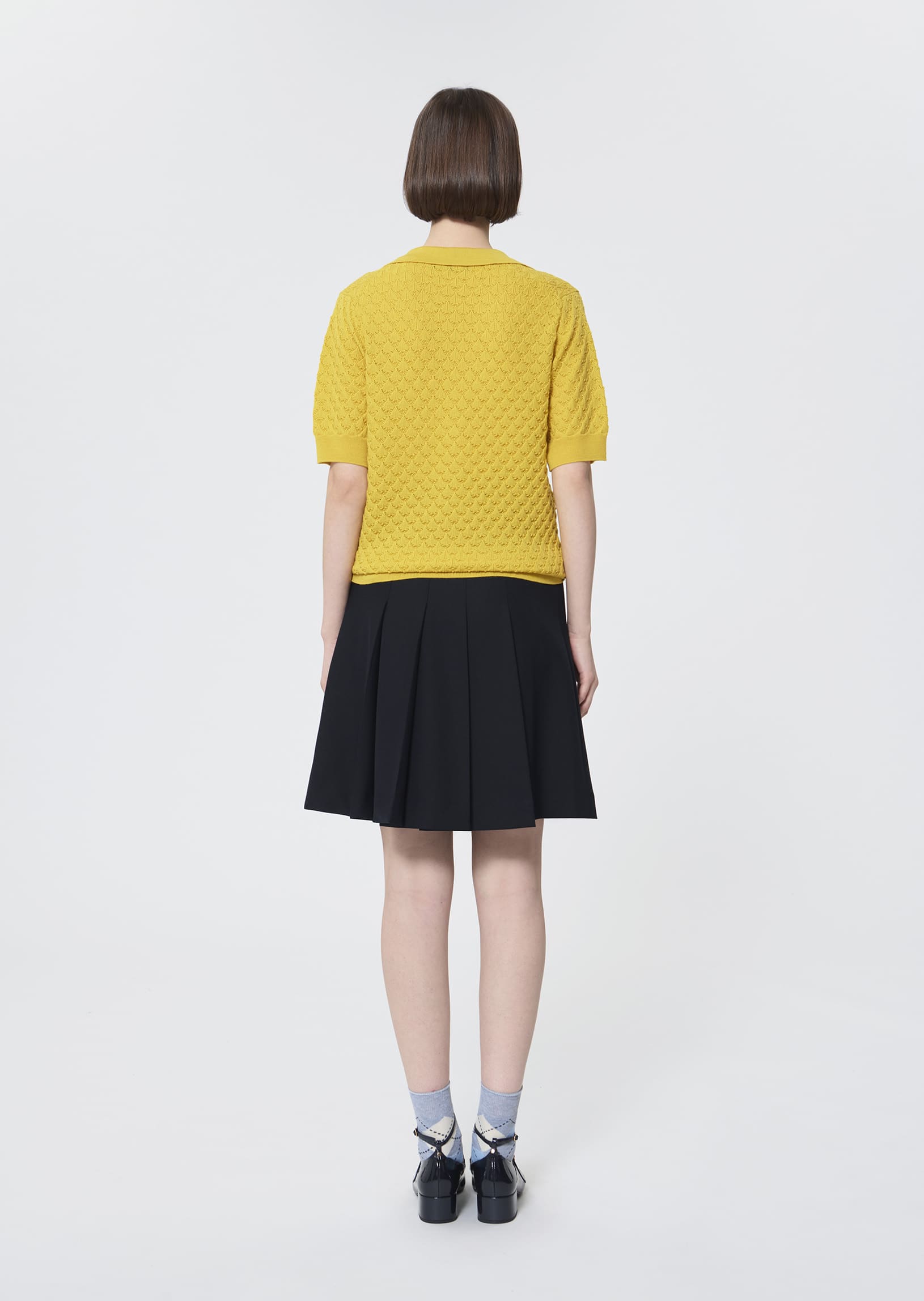 Panpi  lemon yellow sweater