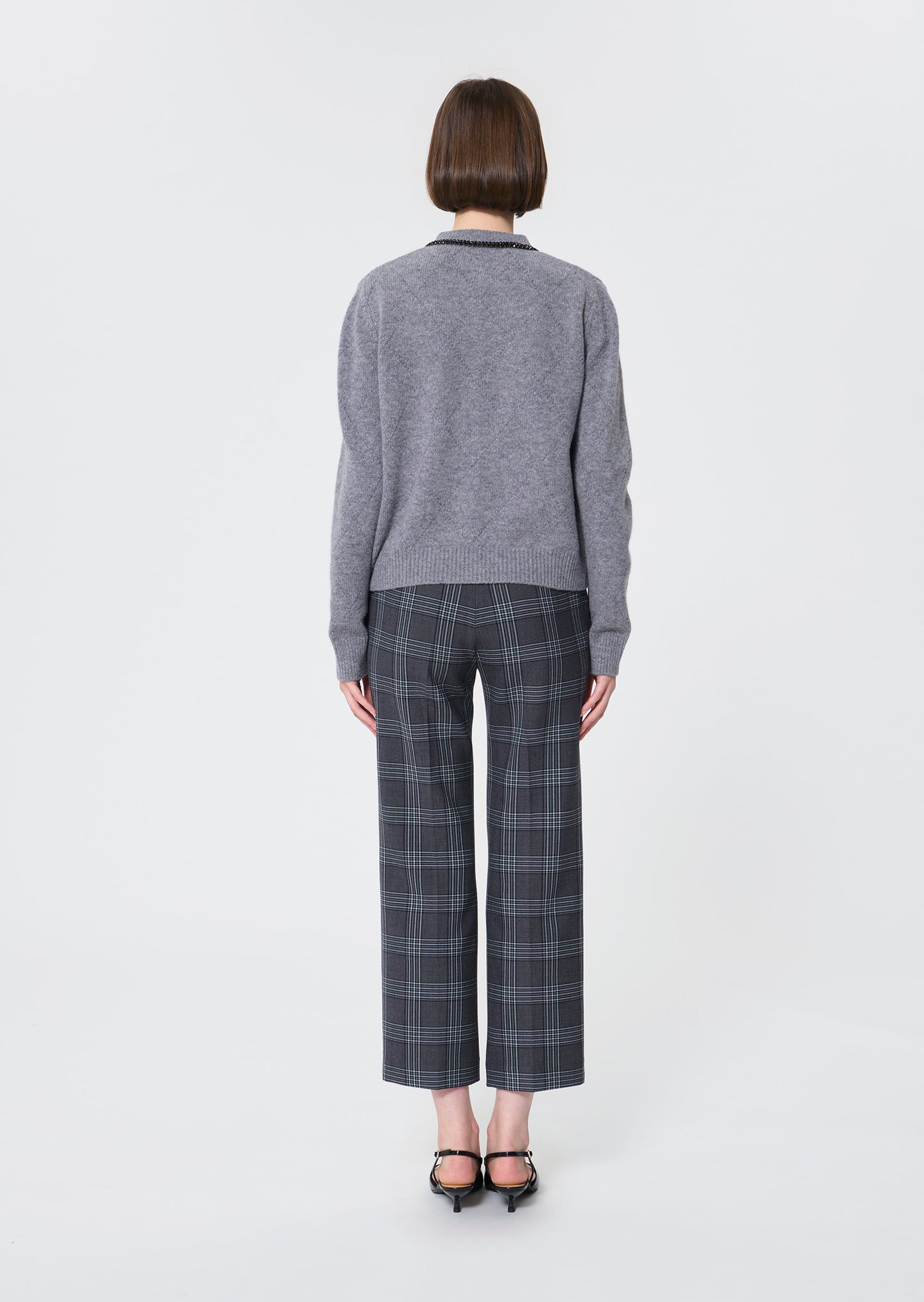 Gael  heather grey cardigan for women