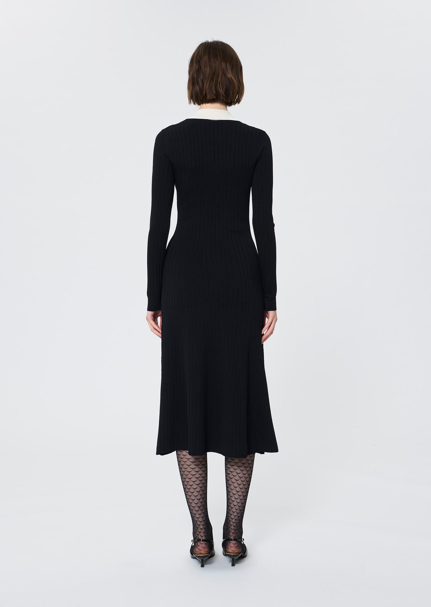 Remi  black knitted dress for women