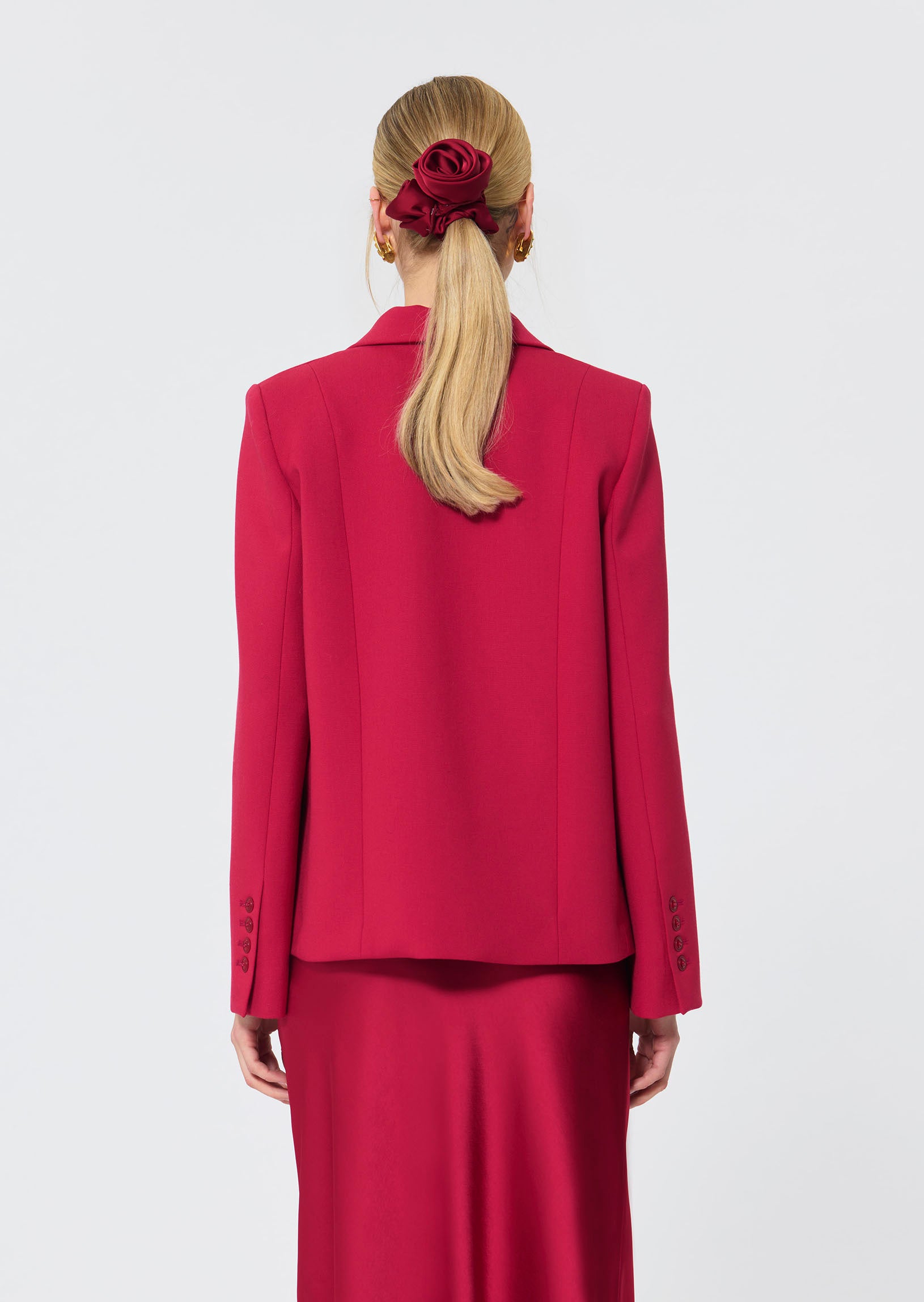 Vincent  garnet jacket for women