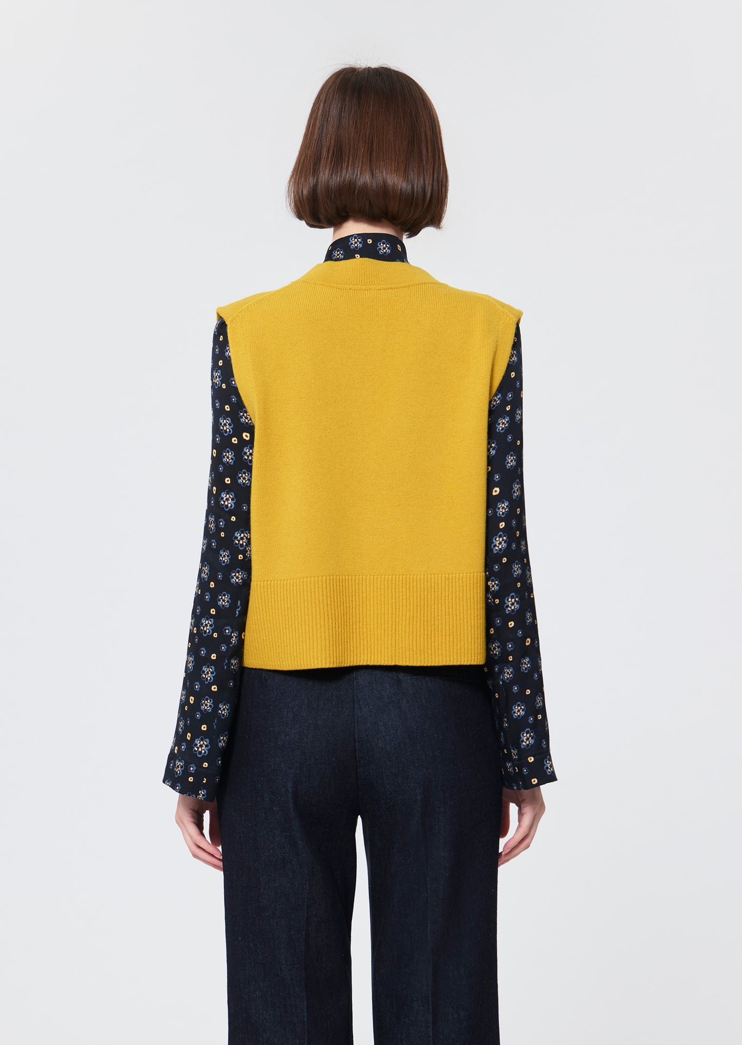 Gilles  lemon yellow vest for women